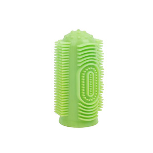 Pet toothbrush finger toothbrush 360-degree wrap-around toothbrush dog cat cleaning toothbrush oral cleaning