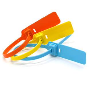 Plastic lead seal disposable plastic seal logistics freight coal truck seal seal label label tie block