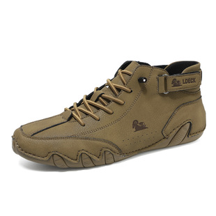 Cross-border Independent Station plus size Warm Octopus Men's Shoes High-top Men's Sports Casual Shoes Martins Boots Cotton Shoes