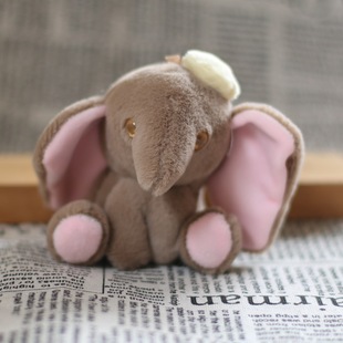 Cute Internet celebrity elephant pendant plush toy little elephant doll cartoon bag pendant keychain doll