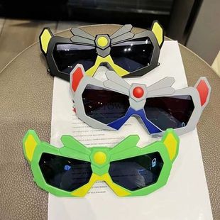 Tide cool children's sunglasses boys do not hurt eyes UV protection fashion personality boy glasses baby sunscreen sunglasses