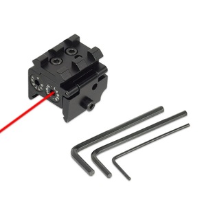 Factory cross-border new low-base small fishbone mini lower hanging red laser sight 20mm guide rail