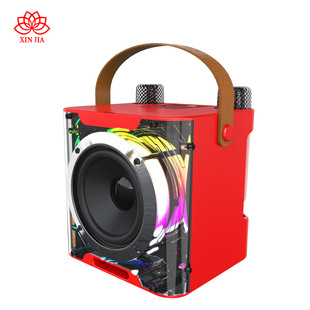 Cross-border portable wireless bluetooth speaker heavy subwoofer audio home theater ys308K song audio with microphone