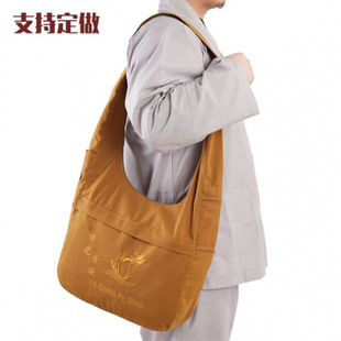 Canvas Bag Incense Buddha Bag Bag Putuo Mountain Backpack Taibao Buddhist Monk Mai Ju Monk Bag Storage Buddha Bag Temple