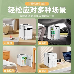 2025 new car mini mini refrigerator dormitory rental small breast milk single refrigerator car dual-use
