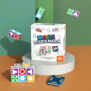 Соответствующая настольная игра Master Space Logic Мышление Кубик Рубика, меняющий лицо, стерео головоломка, большая частица, улыбающееся лицо, строительные блоки