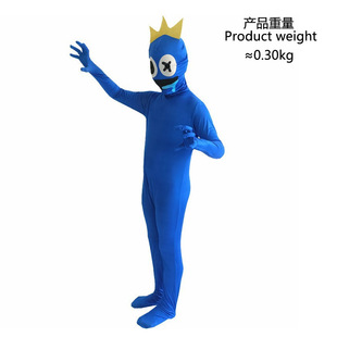 ROBLOX Games cos Halloween Costume Rob Loth Games Tights jumpsuit rainbow friends