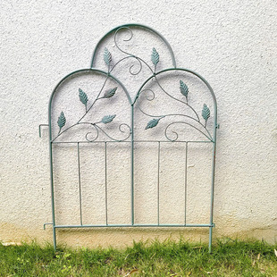 Outdoor Garden Wrought Iron Small Fence Garden Patio Screen Decoration Fence Park Garden Fence