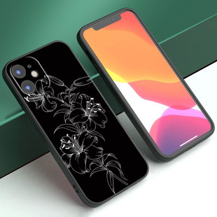 Простой фламинго цветок чехол для Apple чехол 12 13 Mini 11 14 Pro X XR
