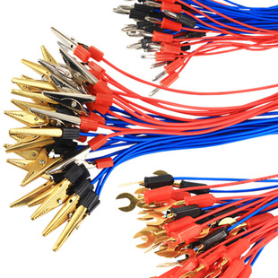 Lead physical circuit experiment connection line 40cmU type fork hollow banana crocodile clip mouth teaching aid