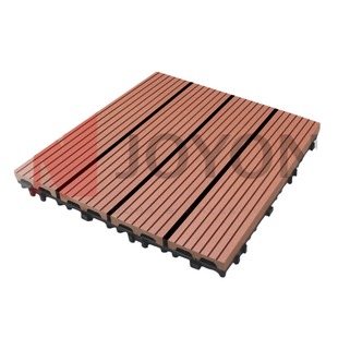 Striped Outdoor Self-stitching Wood Plastic Floor Tile Plastic Wood DIY Flooring Outdoor Garden Courtyard Open Floor Terrace