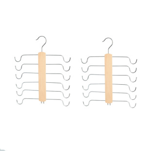 Multi-layer Underwear Camisole Storage Hanger Cross-border Hot-selling Solid Wood Combinable Multifunctional Bra Storage Hanging