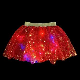 June 1 Children's Day Luminous Butterfly Wings Lights Wonderful Fairy Backwear Girl Magic Wand Princess Dress Dress