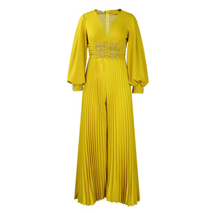 D534 European and American Cross-border Amazon Foreign Trade plus size Bead Mesh Fashion Casual Loose Wide Leg African Jumpsuit