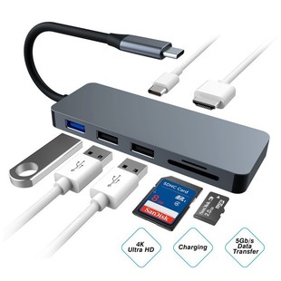 Док-станция USB C TYPE-C семь-в-одном HDMI PD HUB мобильный телефон компьютер ноутбук HUB производитель
