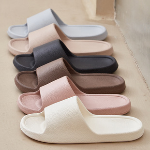 Slip-on slippers men's summer outdoor wear 2024 new indoor home bathroom non-slip eva home sandals men