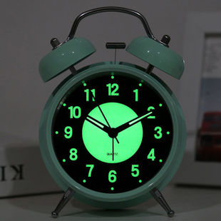 Alarm Clock for Students, Smart Rechargeable Luminous Small Alarm Clock for Students, Bedside Personalized Creative Watch with Loud Sound