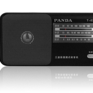 PANDA/PANDA T-03 трехдиапазонный портативный Радиоприемник PANDA T03 для пожилых людей Настольный указатель полупроводник