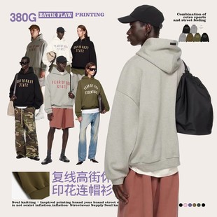 ESSENTIALS 24 новые высокие улицы осенние и зимние плюшевые толстовки для мужчин и женщин в американском стиле FOG свитер с капюшоном