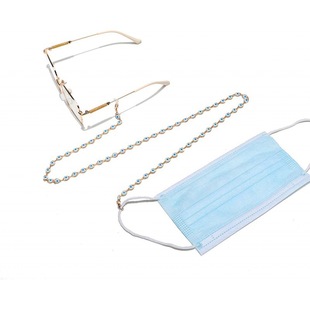 Devil's Eye Necklace Color Lucky Glasses Chain Cross Border Drop Glasses Lanyard Mask Chain Wholesale for Men and Women