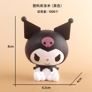 Plastic big head cinnamon dog Parchia dog melody kulomi strawberry bear KT cat cake decoration