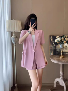 Advanced Sense Professional Suit Suit Dress Women's Suit Short-sleeved Work Clothes Summer Temperament Goddess Fan High-end 2382