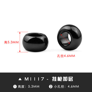 Factory supply metal hanging Bell sweater down jacket trench coat hat rope button trouser waist anti-slip buckle wearing rope button