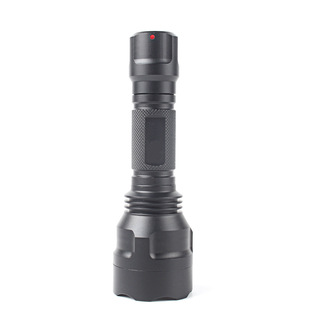Strong light C8 outdoor LED long-range aluminum alloy charging Q5 waterproof fixed focus light Cup 3W flashlight