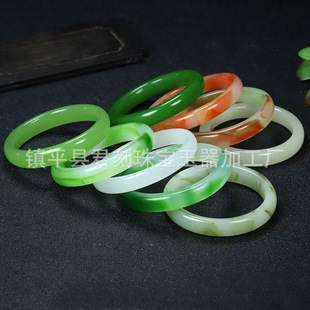 2 Hetian Jasper Bracelet Jasper Spinach Green Ladies Bracelet Business Gift Supply Imitation Jade Bracelet Wholesale