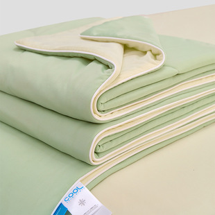 Baby Class A Cool Summer Quilt Non-Tencel Air Conditioning Quilt Student Summer Quilt Solid Color Double Ice Silk Thin Quilt Summer