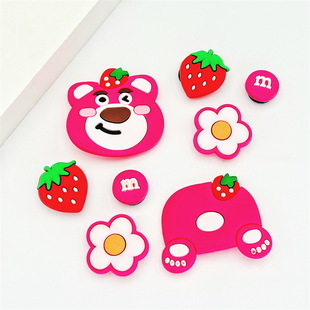 New Girl Heart Cartoon Cute DIY Hole Shoes Accessories Creative Removable Shoes Flower Shoes Buckle Shoes Decorations