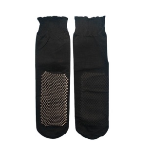 Large loose mouth silk socks ruffled not tight legs wide mouth massage bottom sweat-absorbing men and women thin wear-resistant non-slip spring, summer and autumn