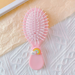 Cute Japanese and Korean Airbag Massage Comb Girl Pink Air Cushion Comb Anti-static Long Hair Comb Curly Hair Comb Hairdressing Comb