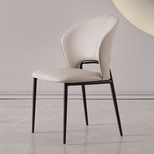 Light Luxury Minimalist Dining Chair Dining Table Chair Home Advanced Sense Leisure Backrest Chair Modern Simple Negotiation Chair Commercial