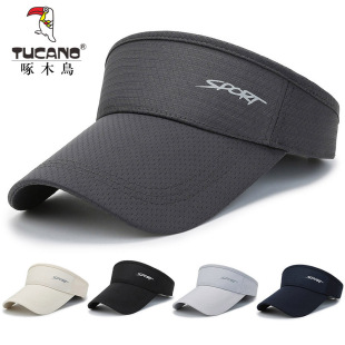 Woodpecker marathon sun protection sports sun protection running empty top men's and women's tennis summer hat sun hat sun hat