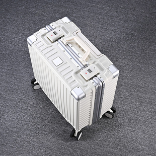 Aluminum frame 18 inch luggage case password trolley case universal wheel men's boarding case aluminum alloy new dry travel luggage wholesale
