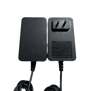 24V2A power adapter motor motor LED light with fill light small washing machine vacuum cleaner US and Europe