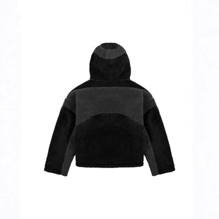 Amazon cross-border European and American men and women autumn and winter new fashion warm lamb fleece personality casual cardigan zipper coat