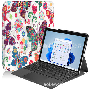 Подходит для кожаного чехла Surface Go 3, подходит для переднего опорного кронштейна поколения Microsoft Surface Go 1/2/3