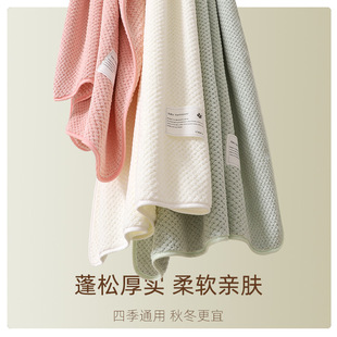 Soft Yun newborn baby bath towel thickened absorbent soft newborn children Bath swimming wrap towel lint-free autumn and winter