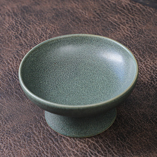 Lotus Fruit Plate Household Ceramic Large and Small High Foot Refreshment Plate Tea Plate Pastry Nut Cold Dishes Dried Fruit Plate