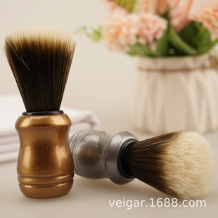Beard Brush Men's Plastic Shaving Foam Brush Rayon Beard Brush Cross Border Cleaning Shaving Beard Brush