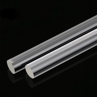 Color transparent acrylic organic glass rod solid hollow tube bubble round rod diameter 2-350MM light guide rod