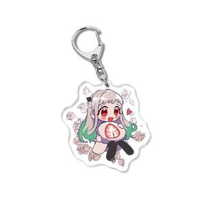 Animation Surrounding Bound Teenage Flower King Ba Xun Ning Ning Acrylic Keychain Student Schoolbag Small Pendant