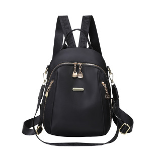 Fashion Backpack Women's 23 New Style All-Match Women's Korean Style Backpack Fashionable High Anti-Theft Oxford Cloth Backpack