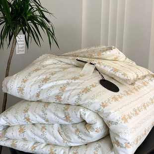 New Cotton Class A Mother and Child Mousse Spring and Autumn Quilt Student Dormitory Autumn and Winter Thickened Warm Machine Washable Spring and Autumn Quilt Core