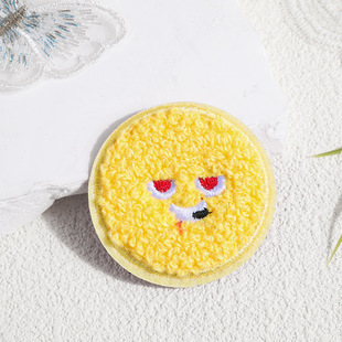 Mayday Emoticon Material Support Peripheral Embroidered Brooch Badge Concert Mutual Black Six-Ball Jewelry Pendant