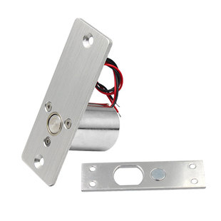 SM603-NC mini outdoor waterproof cylindrical electric plug lock 12V low temperature outdoor bathroom concealed electric plug lock