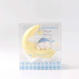 Genuine Sanrio Family Dessert Cake Cup USB Voice Control Night Light Culomi Big Ear Dog Wholesale Gift