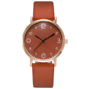 AliExpress cross-border new Korean fashion simple belt watch women's casual student quartz women's watch manufacturers